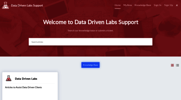 support.datadrivenlabs.io