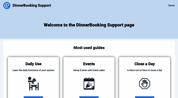 support.dinnerbooking.com