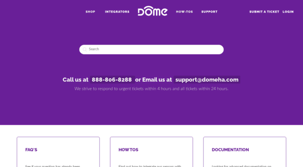 support.domeha.com