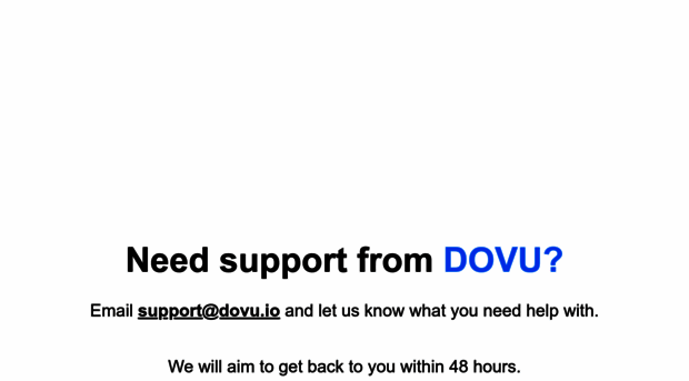 support.dovu.earth