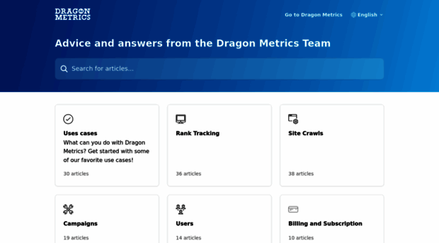 support.dragonmetrics.com