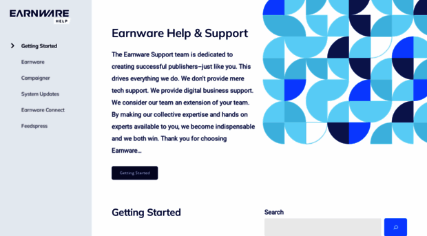 support.earnware.com