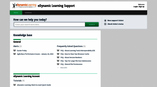 support.edynamiclearning.com
