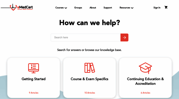 support.emedcert.com