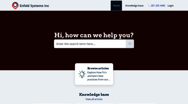 support.enfoldsystems.com