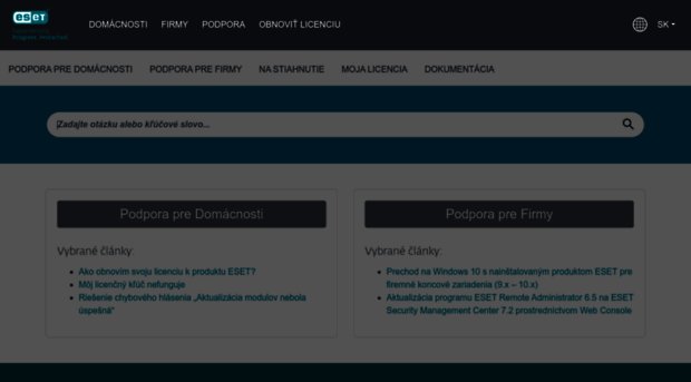 support.eset.sk