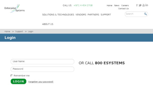 support.esystems.com