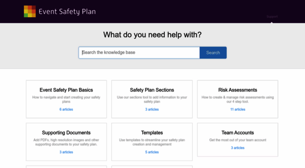 support.eventsafetyplan.com