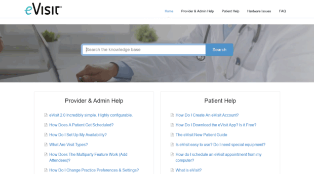 support.evisit.com