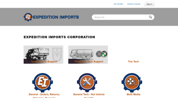 support.expeditionimports.com