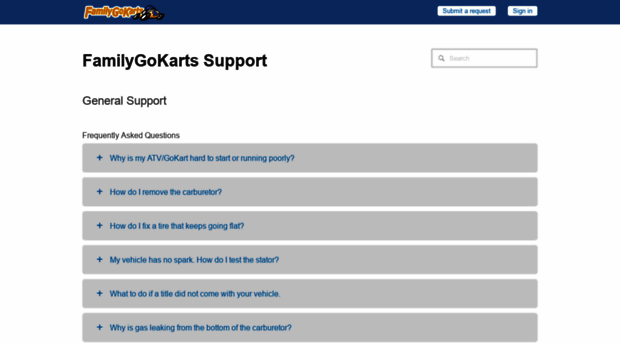 support.familygokarts.com