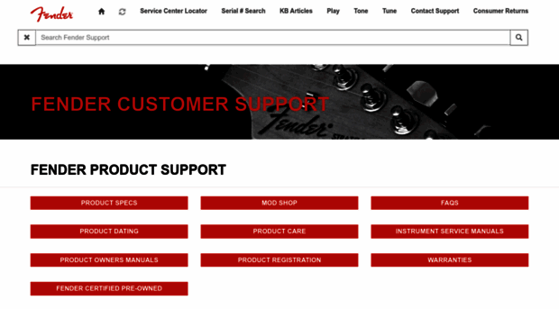 support.fender.com