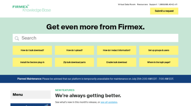 support.firmex.com