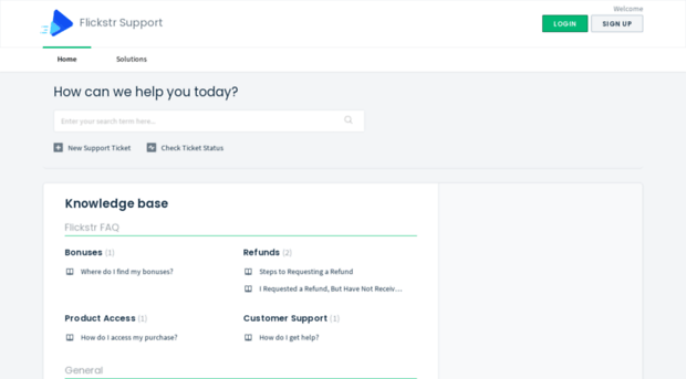 support.flickstr.com