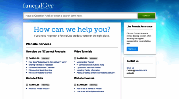 support.funeralone.com