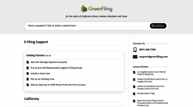 support.greenfiling.com