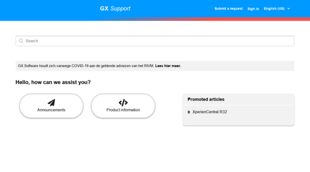 support.gxsoftware.com