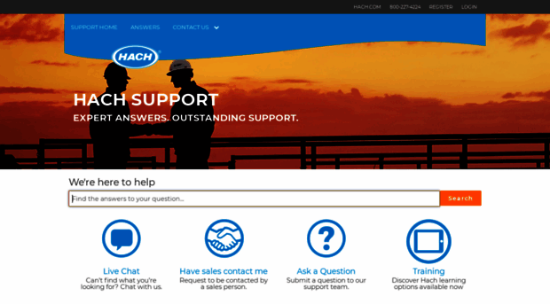 support.hach.com