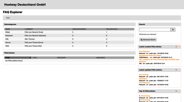 support.hostway.de