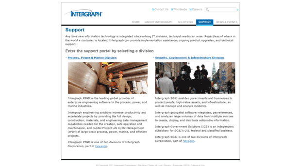 support.intergraph.com