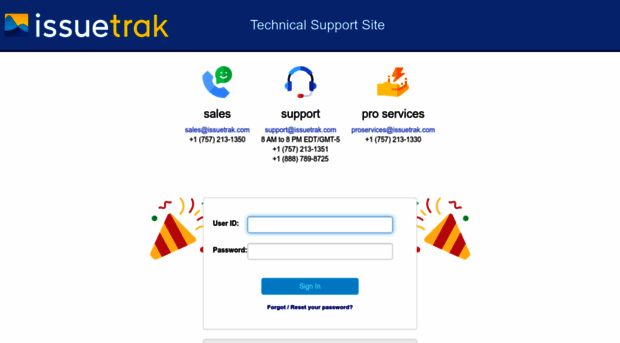 support.issuetrak.com