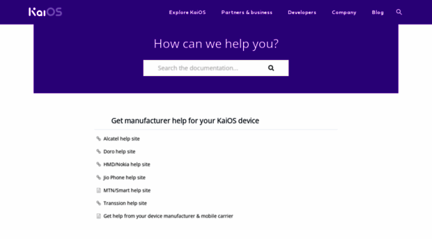 support.kaiostech.com