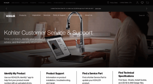 support.kohler.com