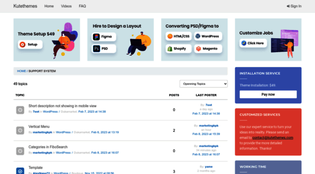 support.kutethemes.net