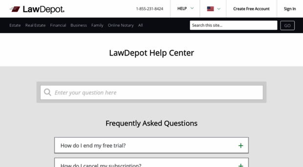 support.lawdepot.com