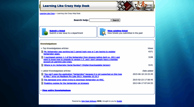 support.learninglikecrazy.com