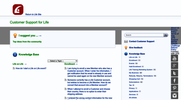 support.lifeleadership.com