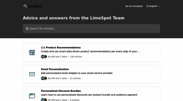 support.limespot.com