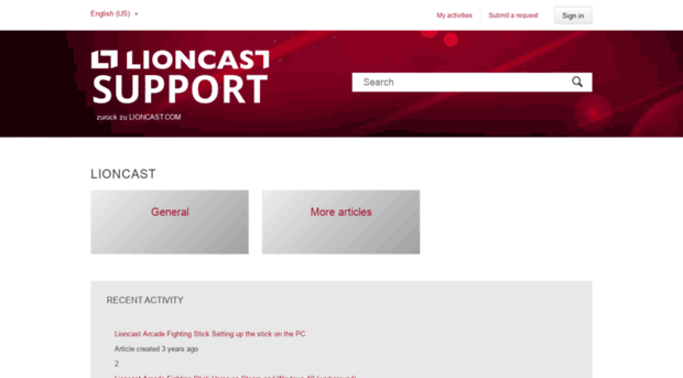 support.lioncast.com