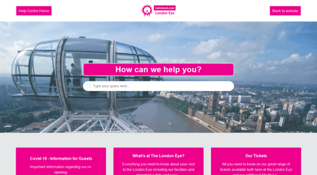 support.londoneye.com