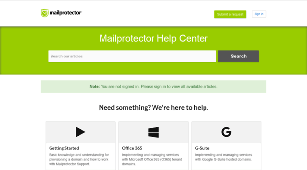 support.mailprotector.com