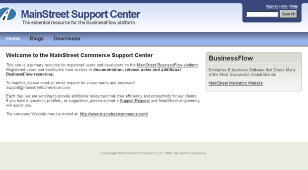 support.mainstreetcommerce.com