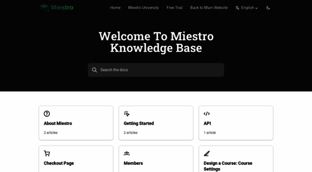 support.miestro.com