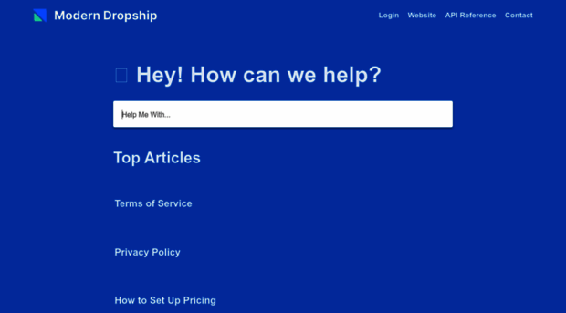support.moderndropship.com