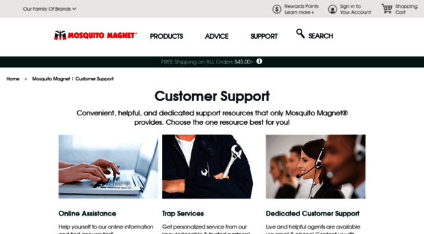 support.mosquitomagnet.com