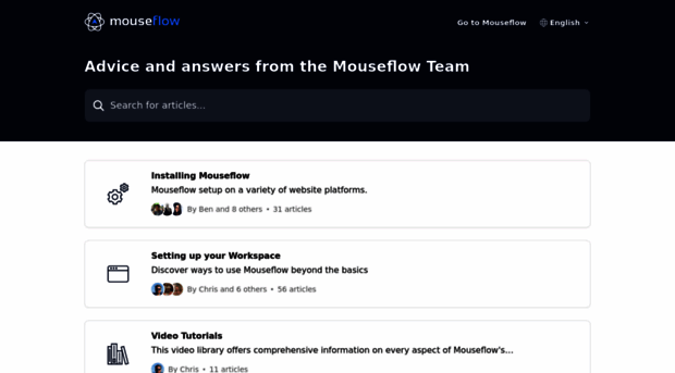 support.mouseflow.com