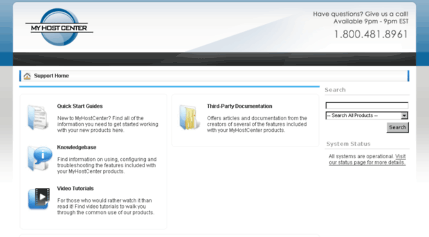 support.myhostcenter.com