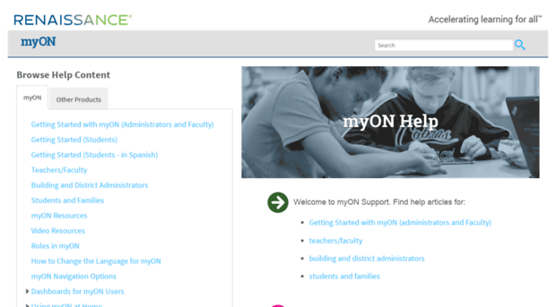 support.myon.com