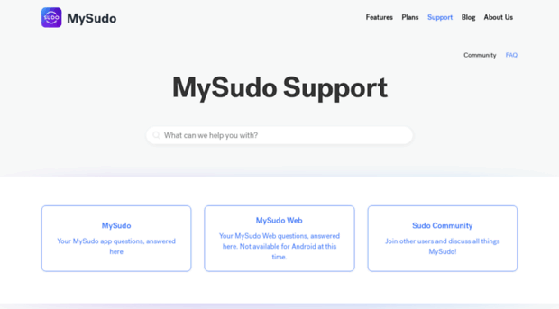 support.mysudo.com