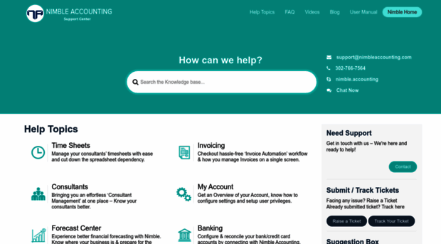 support.nimbleaccounting.com
