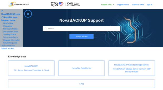 support.novastor.com