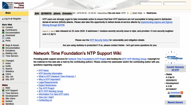 support.ntp.org
