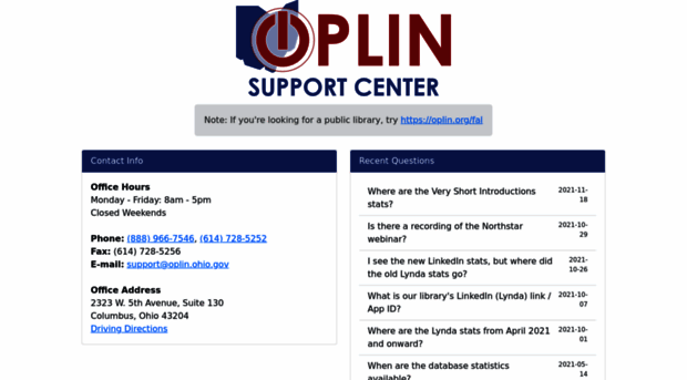 support.oplin.org