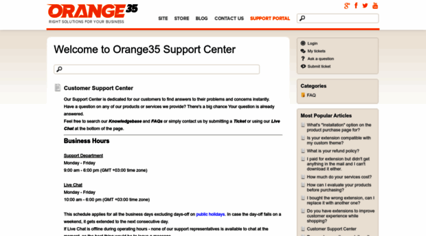 support.orange35.com