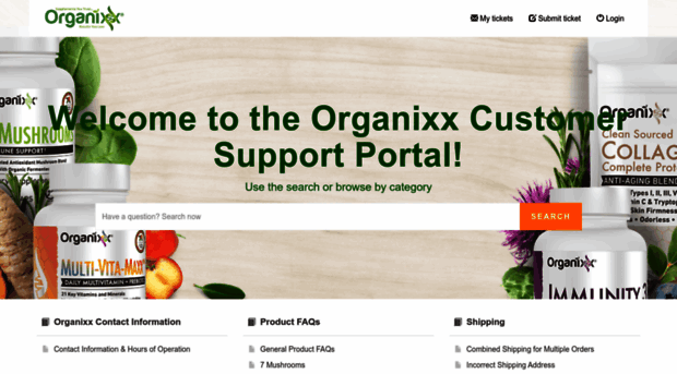 support.organixx.com