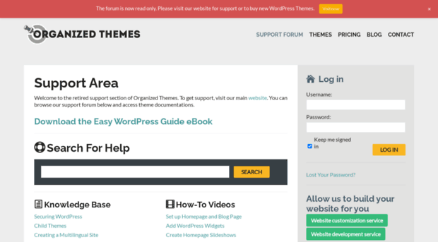 support.organizedthemes.com